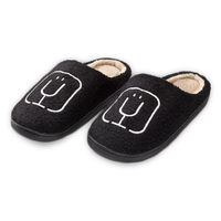 Black BruMate Fuzzy SlippersBlack BruMate Fuzzy Slippers