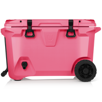 Neon Pink BruTank 55-Quart Rolling CoolerBruTank 55-Quart Rolling Cooler